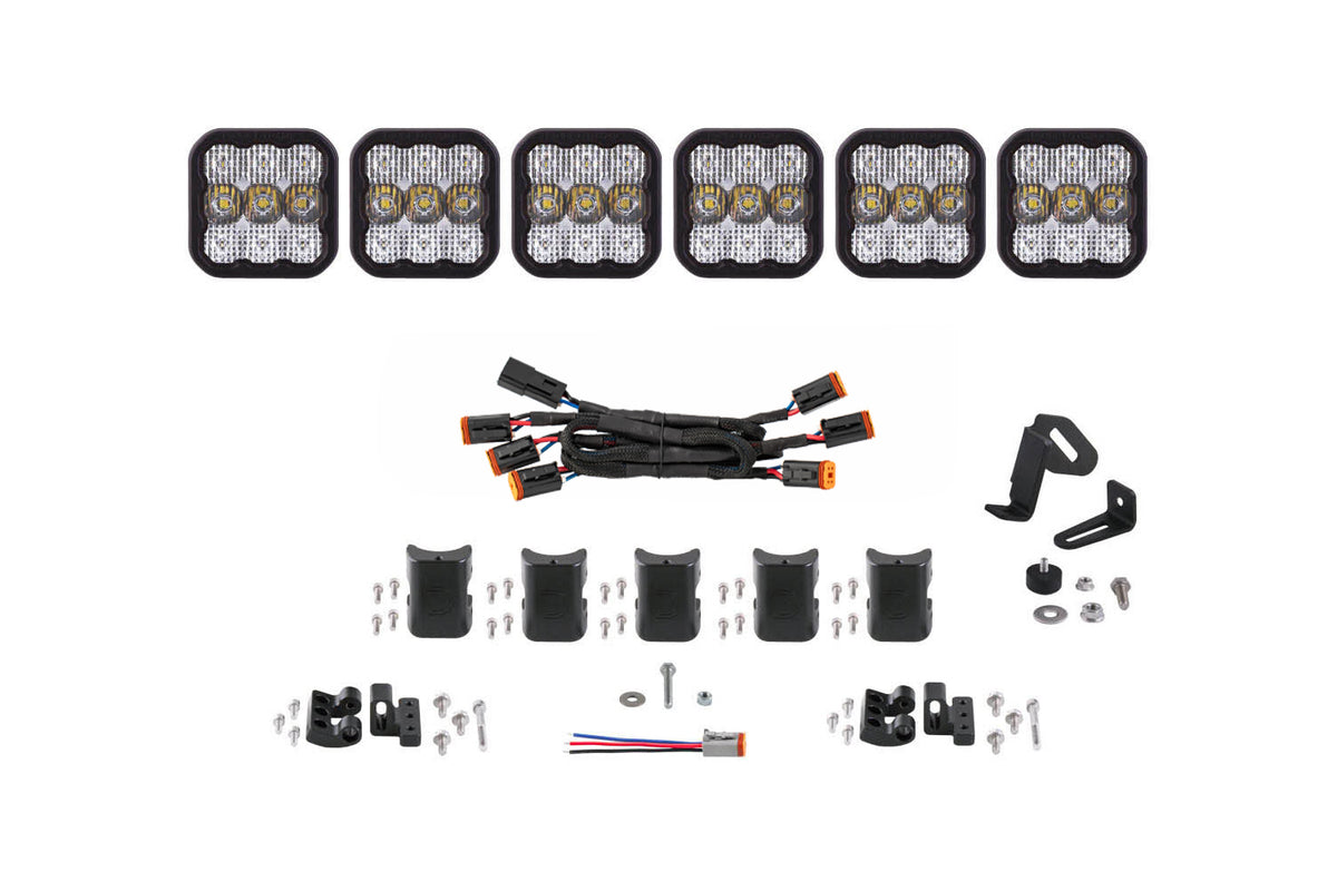 SS5 Sport Universal CrossLink 6-Pod Lightbar - DD7211 - Diode Dynamics