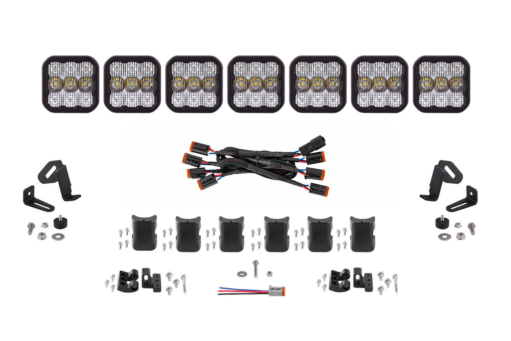 SS5 Sport Universal CrossLink 7-Pod Lightbar - DD7213 - Diode Dynamics