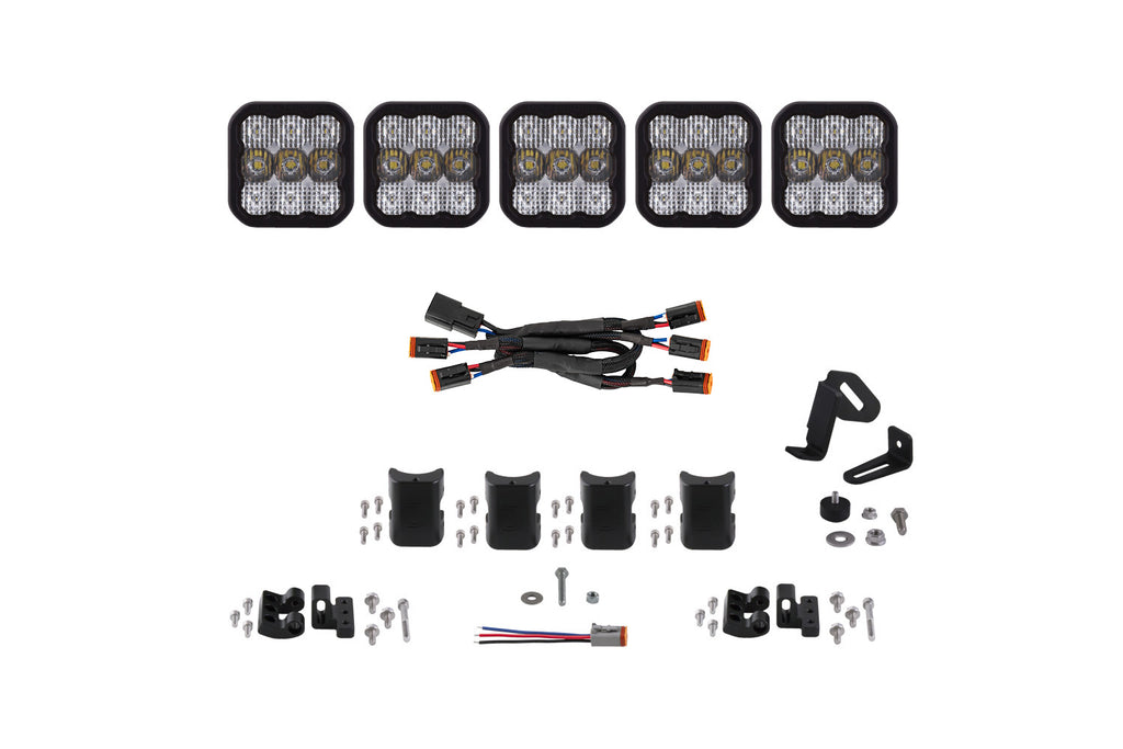 SS5 Pro Universal CrossLink 5-Pod Lightbar - DD7255 - Diode Dynamics