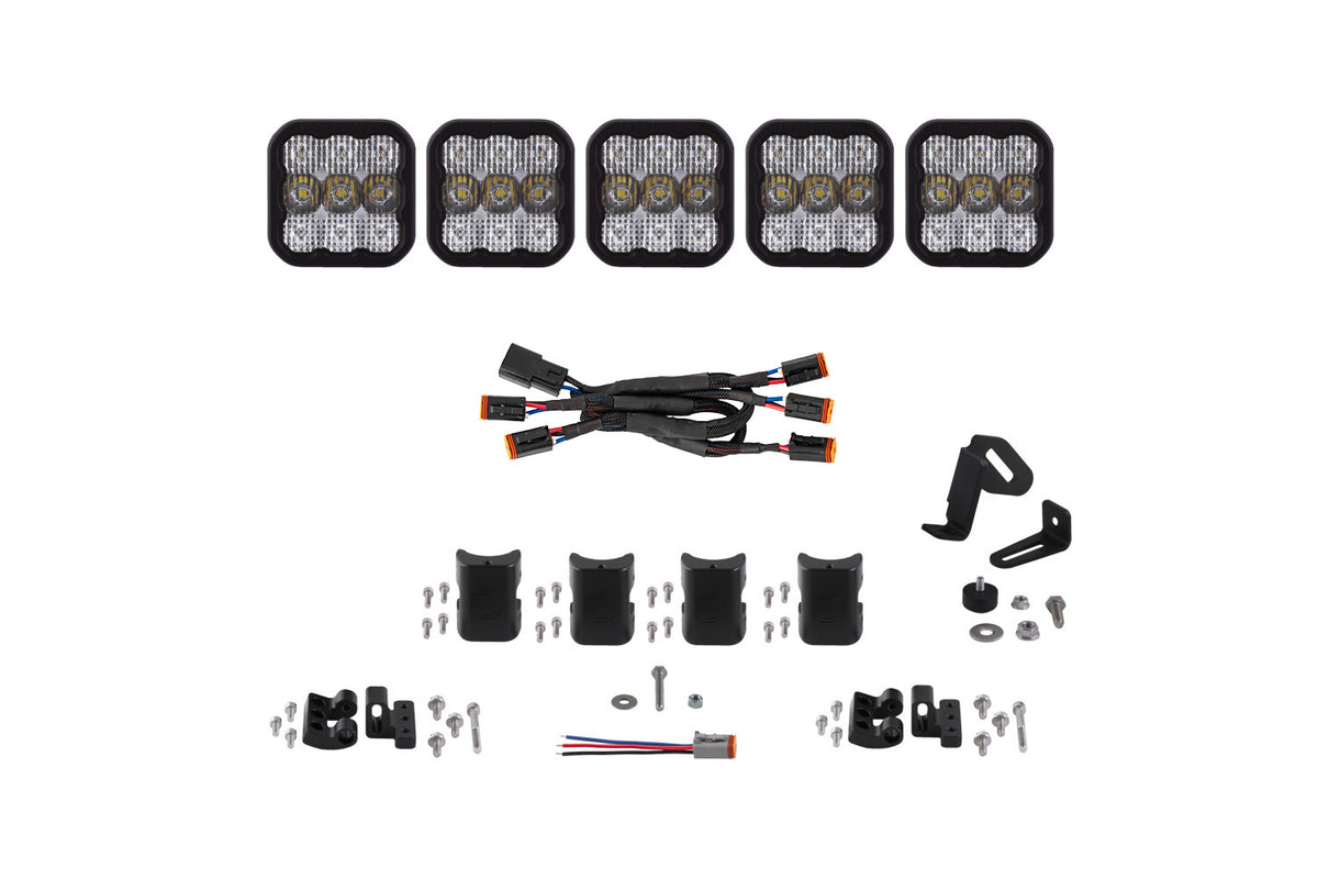 SS5 Pro Universal CrossLink 5-Pod Lightbar - DD7255 - Diode Dynamics