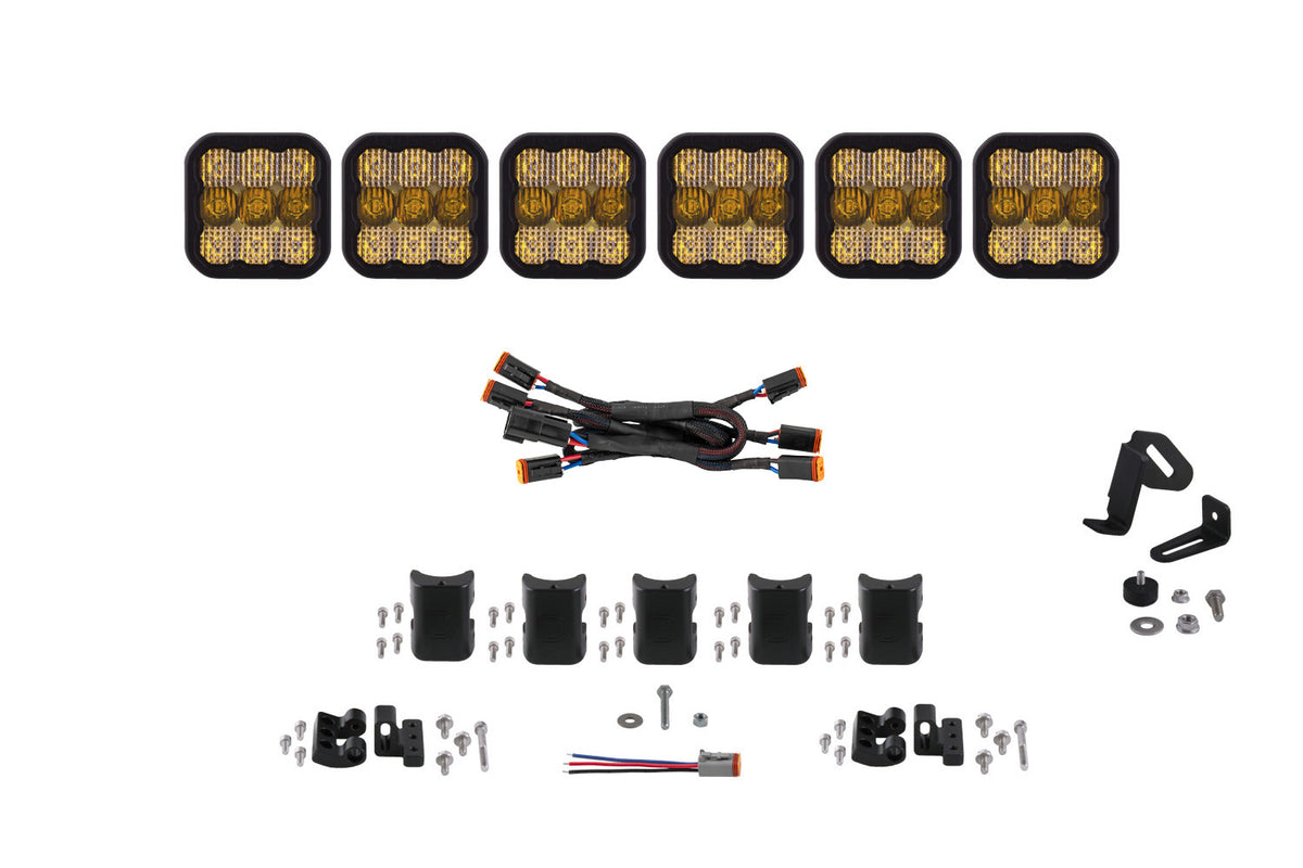 SS5 Pro Universal CrossLink 6-Pod Lightbar