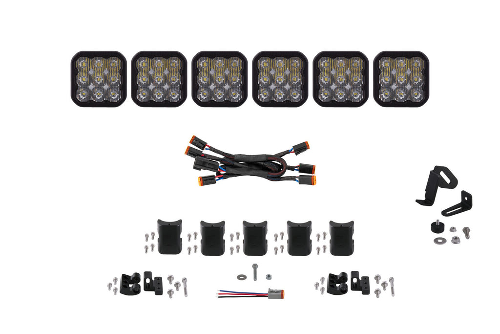 SS5 Pro Universal CrossLink 6-Pod Lightbar