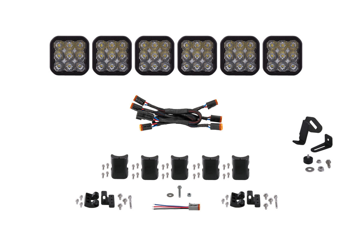 SS5 Pro Universal CrossLink 6-Pod Lightbar