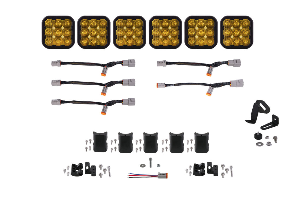 SS5 Pro Universal CrossLink 6-Pod Lightbar