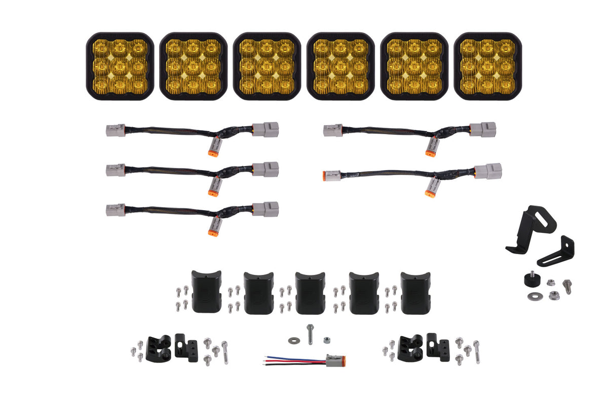 SS5 Pro Universal CrossLink 6-Pod Lightbar