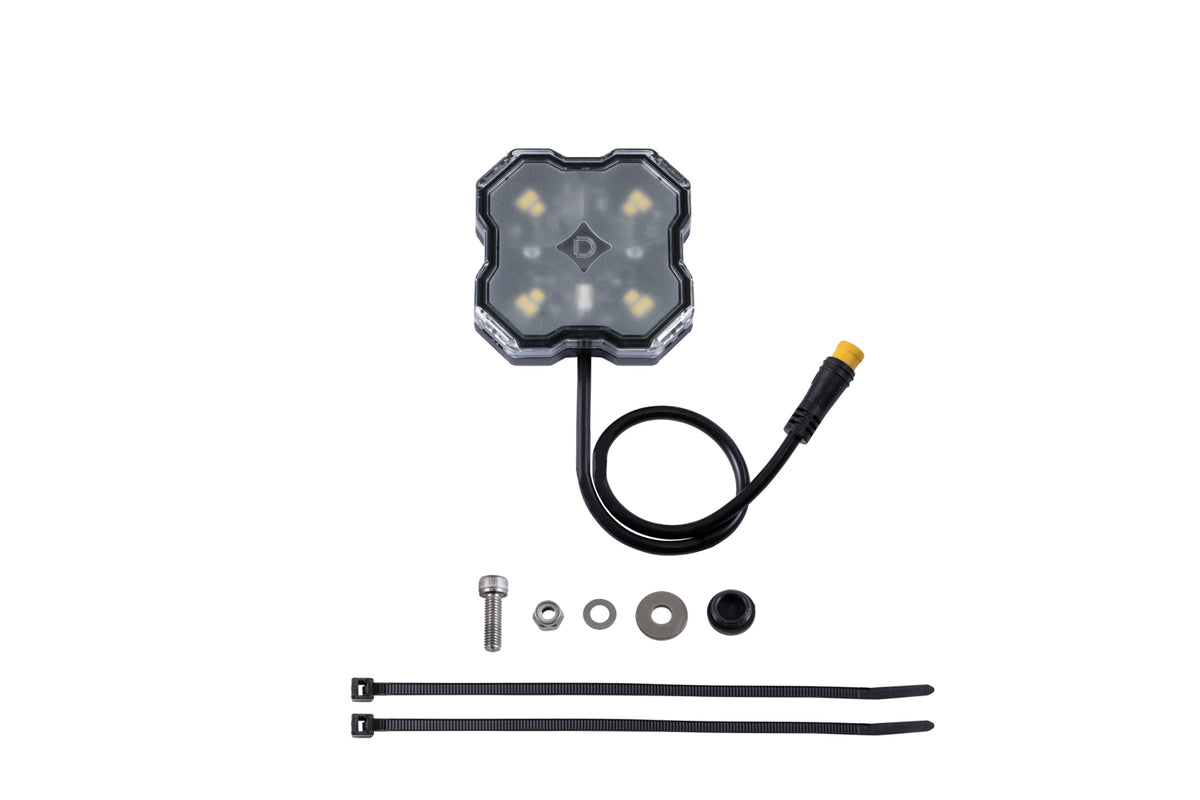Stage Series LED Rock Light (one) - White Diffused M8 - DD7435 - Diode Dynamics