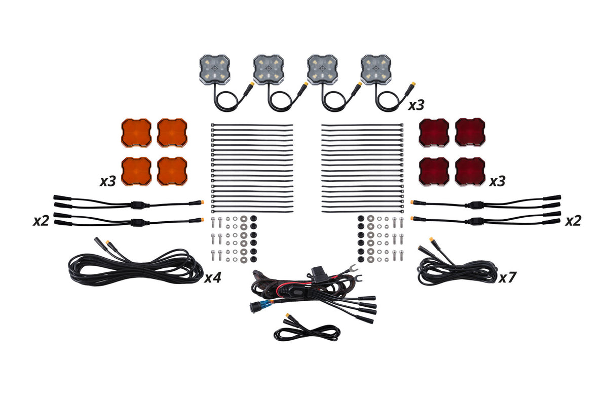 Stage Series LED Rock Light Kit (12-pack) - Single-Color Standard - DD7746 - Diode Dynamics
