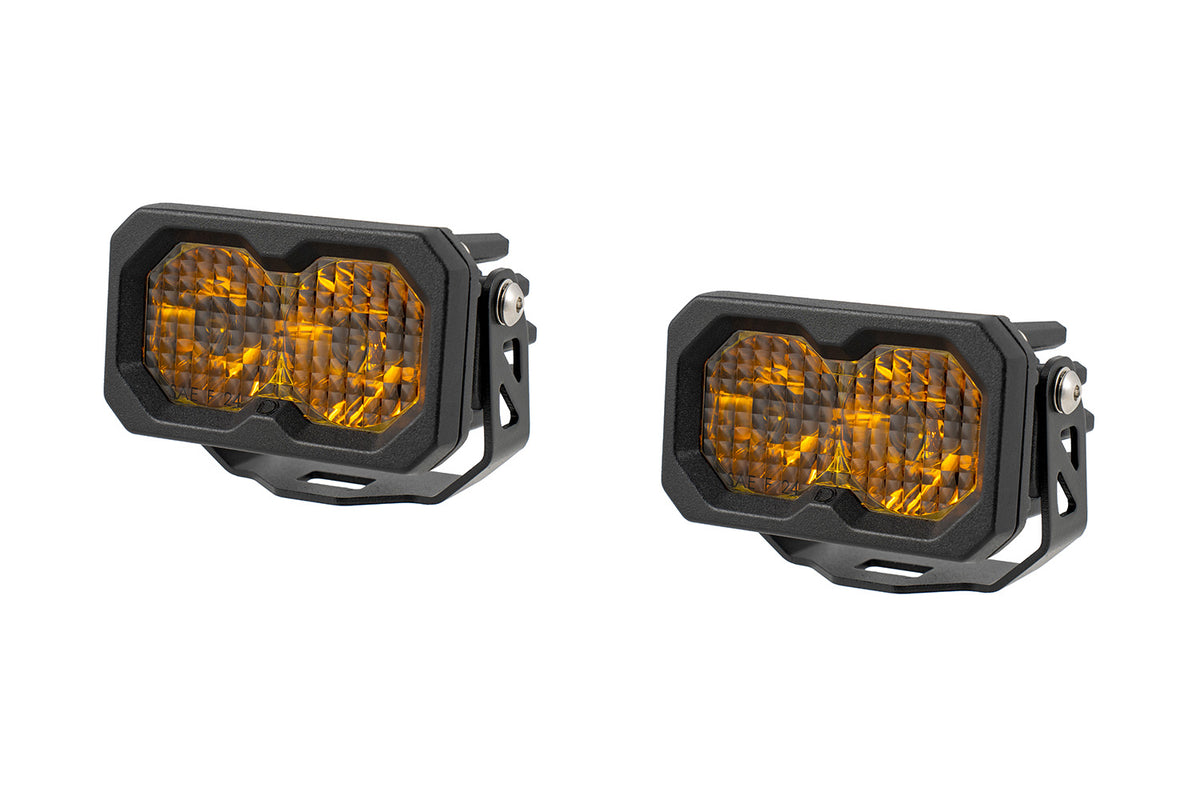 C2 2.0 Sport Yellow LED Pod (pair) - Driving - DD8089P