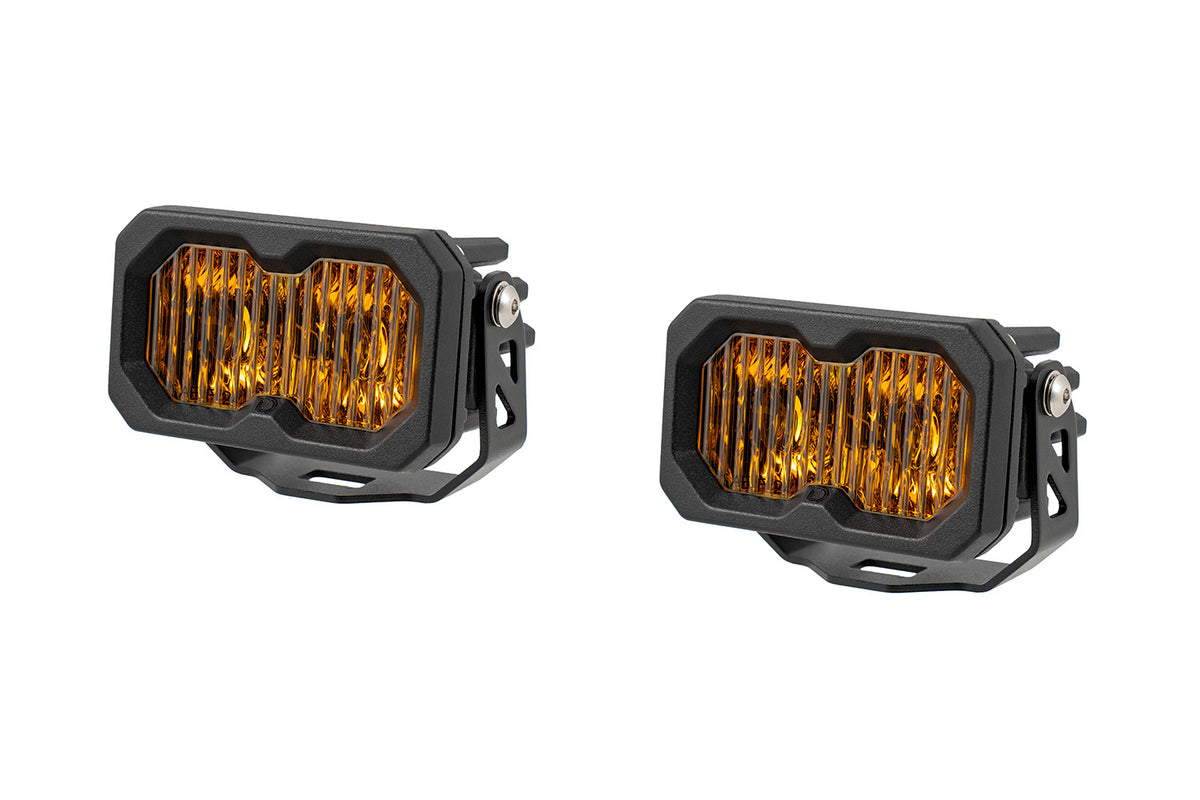 C2 2.0 Max Yellow LED Pod (pair) - Fog - DD8241P