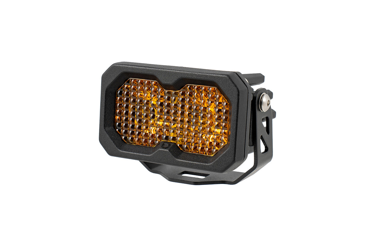 C2 2.0 Pro Yellow LED Pod (single) - Flood - DD8109S
