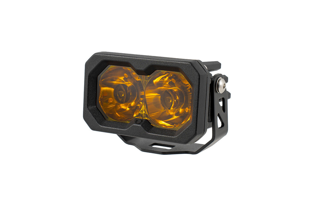 C2 2.0 Pro Yellow LED Pod (single) - Spot - DD8111S